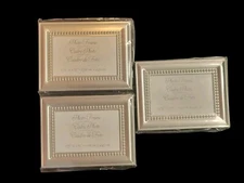 Set of 3 Kate Aspen Small Silver Photo Frames 2.75" x 1.75"