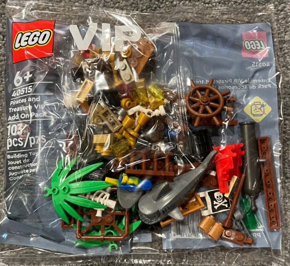 New LEGO 40515 Classic Pirate and Treasure VIP GWP Polybag