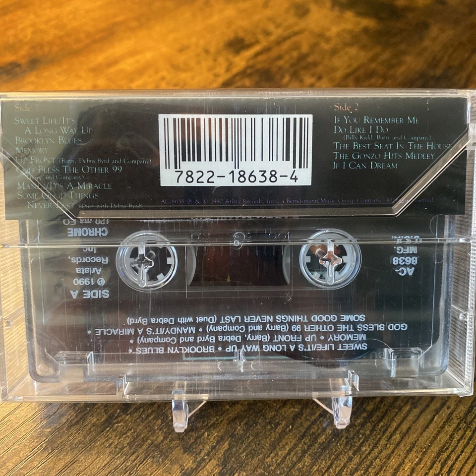 NEW! Barry Manilow - Live On Broadway Cassette SEALED - Arista AC-8638 Foto 3 de 4