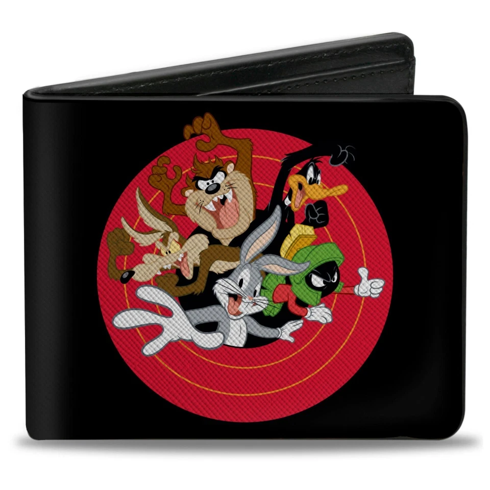 BUCKLE DOWN LOONEY TUNES BIFOLD WALLET & Bugs And Daffy Crew Socks.  Fun Gift!! - Image 2 of 4