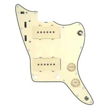 920D Custom Upgraded Jazzmaster Vintage Loaded Pickguard Aged White on Cream