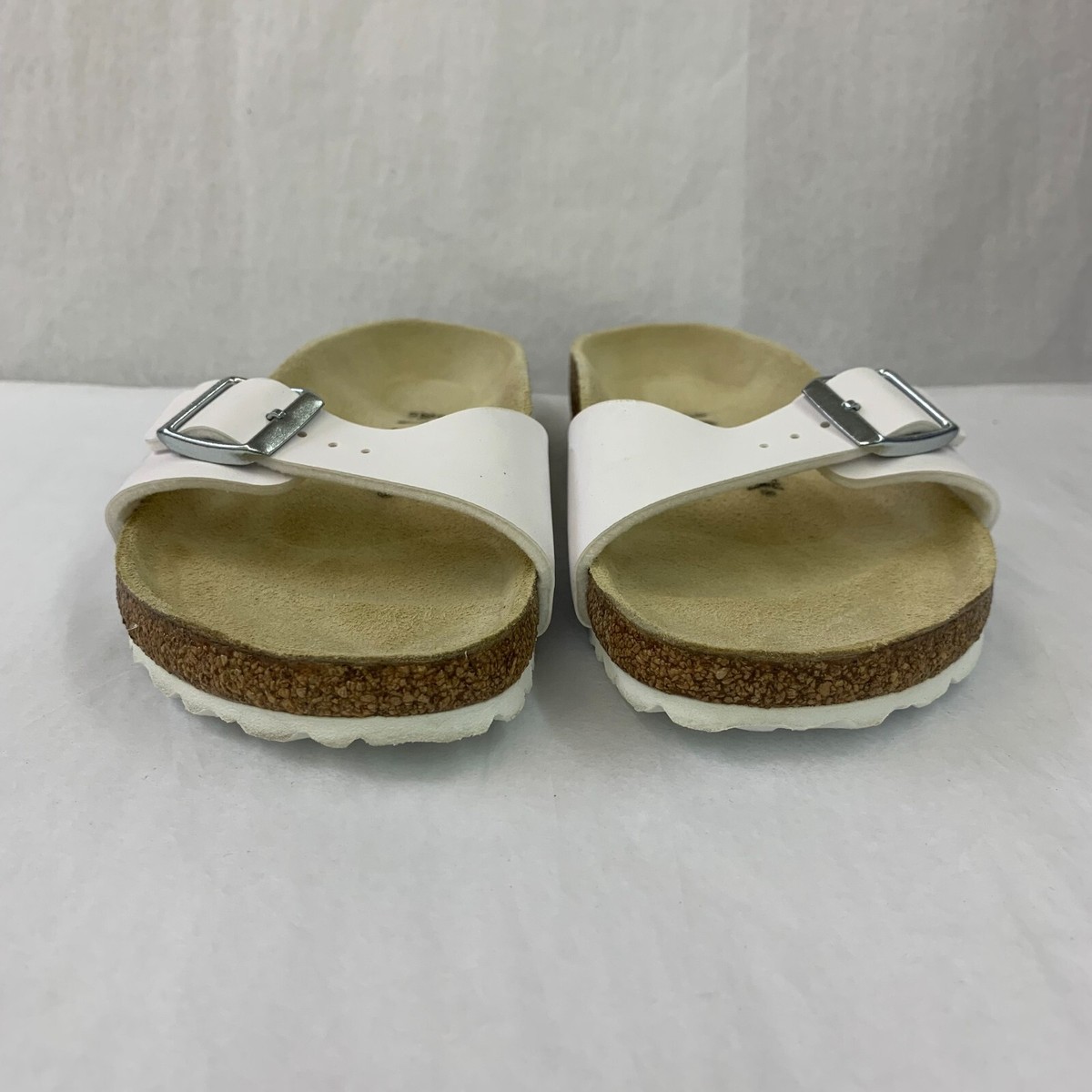 Birkenstock New w/ Box Madrid White Birko-Flor Regular Width