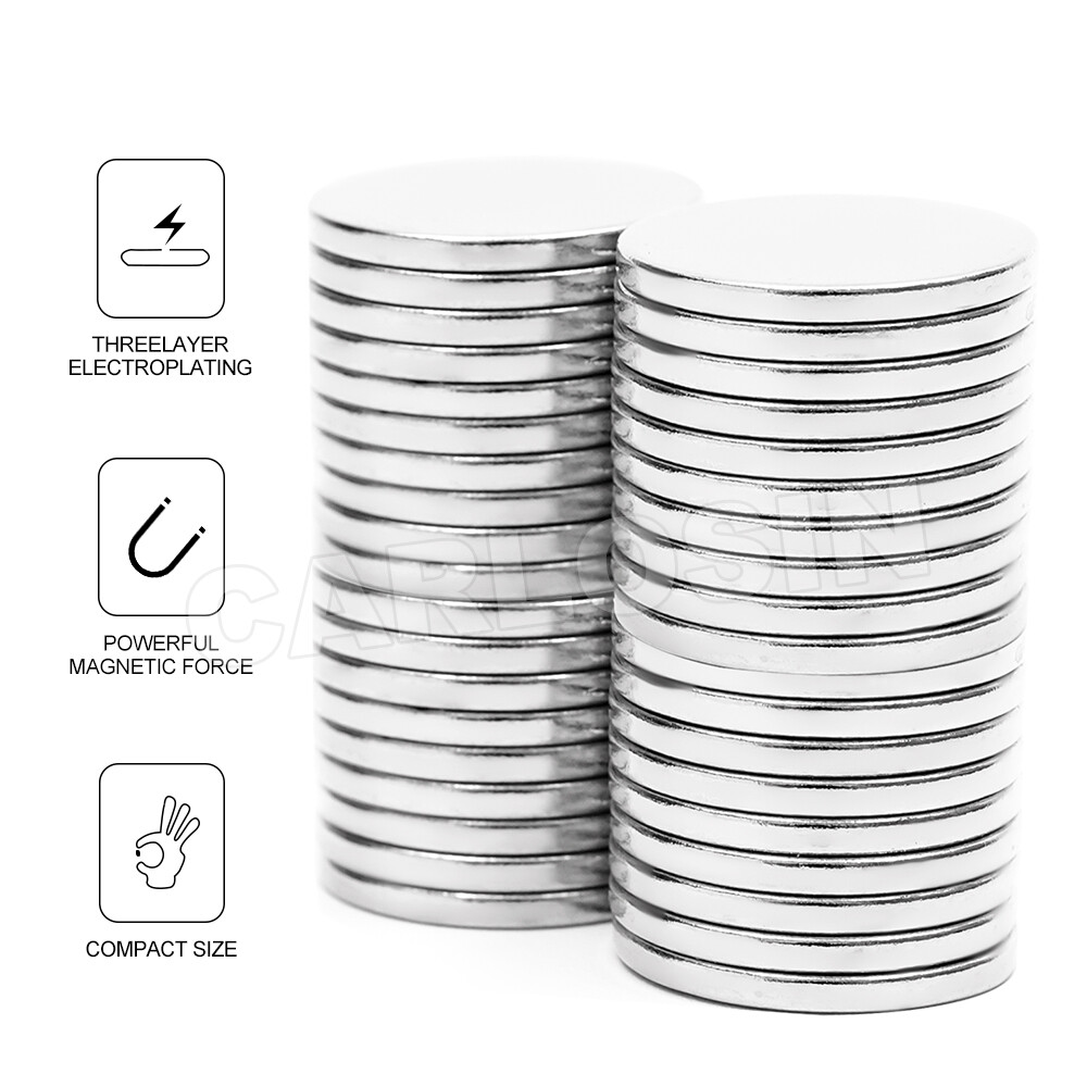 5/10x Rare Earth 20mm x 2mm Disc N50 Neodymium Super Strong Round Fridge eBay