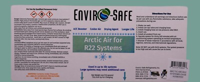 Enviro-Safe Arctic Air AC Support – 6 Cans Of 4 Oz Refrigerant For R22 Systems