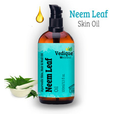 VEDIQUE REMEDIES Neem Leaf Oil  Ayurvedic Multi-Purpose Skin Oil  Deeply He...