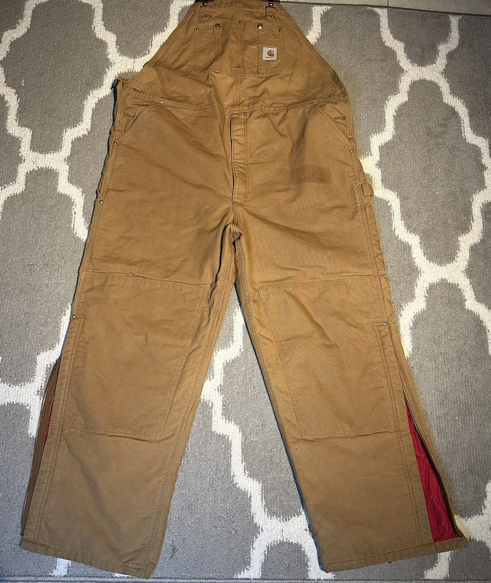 vintage carhartt overalls 48x32 RO2 BRN | eBay