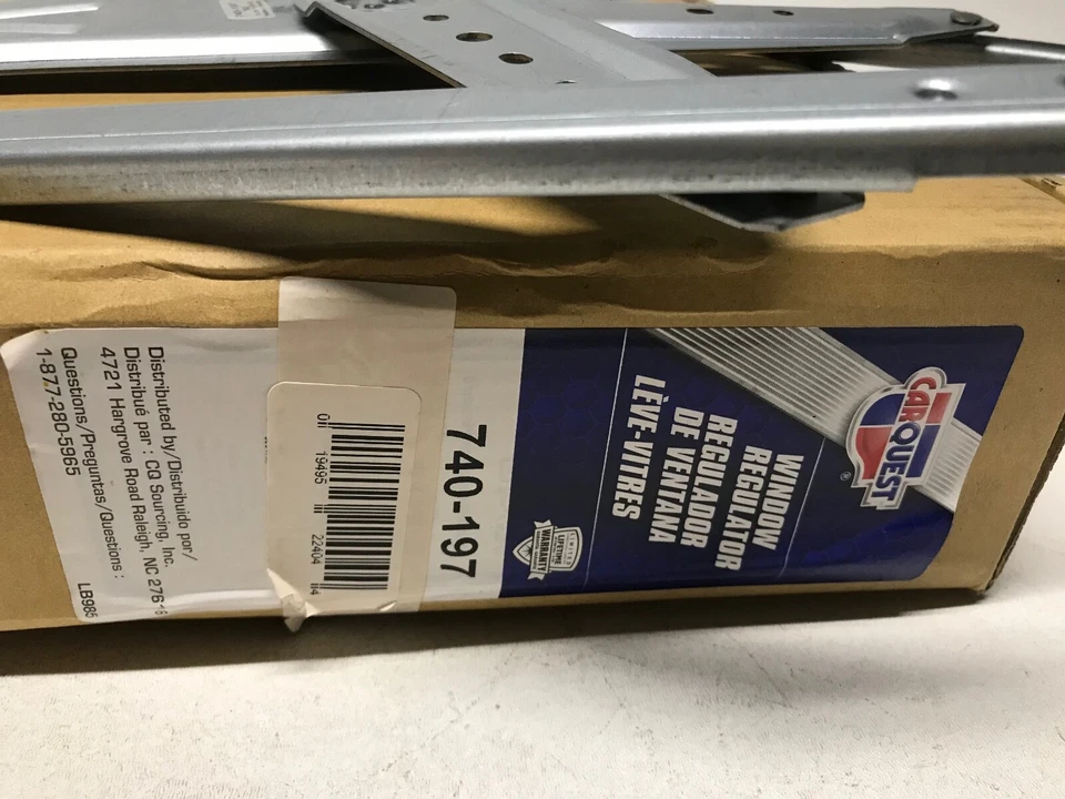 Regulador de ventana-CX delantero derecho CARQUEST 740-197 para Honda Civic 1996 envío rápido Foto 3 de 3