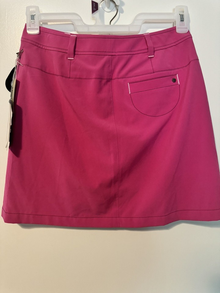 Annika Cutter and Buck Golf Women's Size 2 Skort Hot Pink CB DryTec NWT