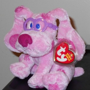 magenta beanie baby