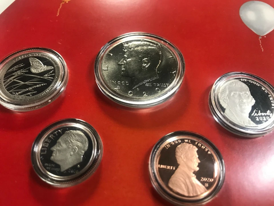 2017 S PROOF Happy Birthday Set Gift Dime Cent 5 Coin 17RE US Mint MODIFIED Half - Image 4 of 4