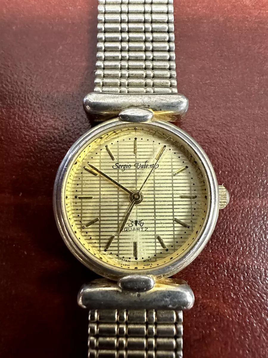 Sergio valente outlet quartz watch