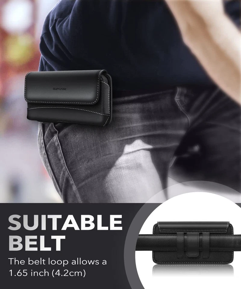 SUPCASE Leather Pouch Cover For SamsungGalaxy Z Fold 6 5 4 3 Wear-Resisting Case - Image 2 of 2