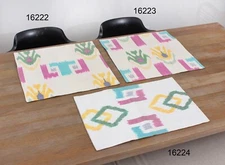 Ikat Pillow Cover Uzbek SET of 3 pcs 20.08"x20.08" Brand New Fast Shipment 16222