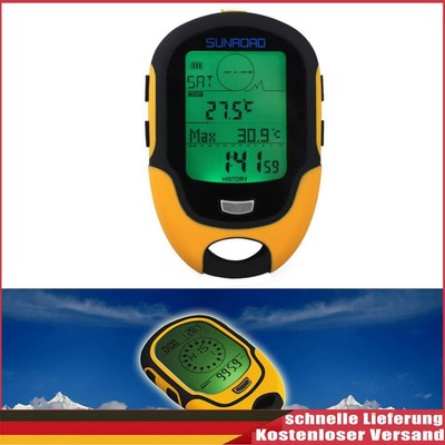 Waterproof FR500 Multifunction LCD Digital Altimeter Barometer Compass ~