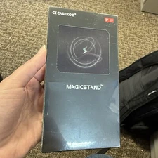 CASEKOO MagicStand Transparent Case Designed for iPhone 15 Pro Black NEW