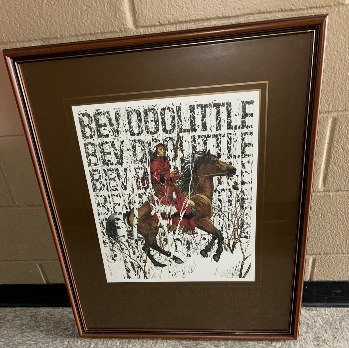 Bev Doolittle Signed & Framed 