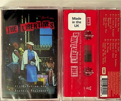 The Libertines -All Quiet On The Eastern Esplanade -RED Cassette Tape NEW -2024