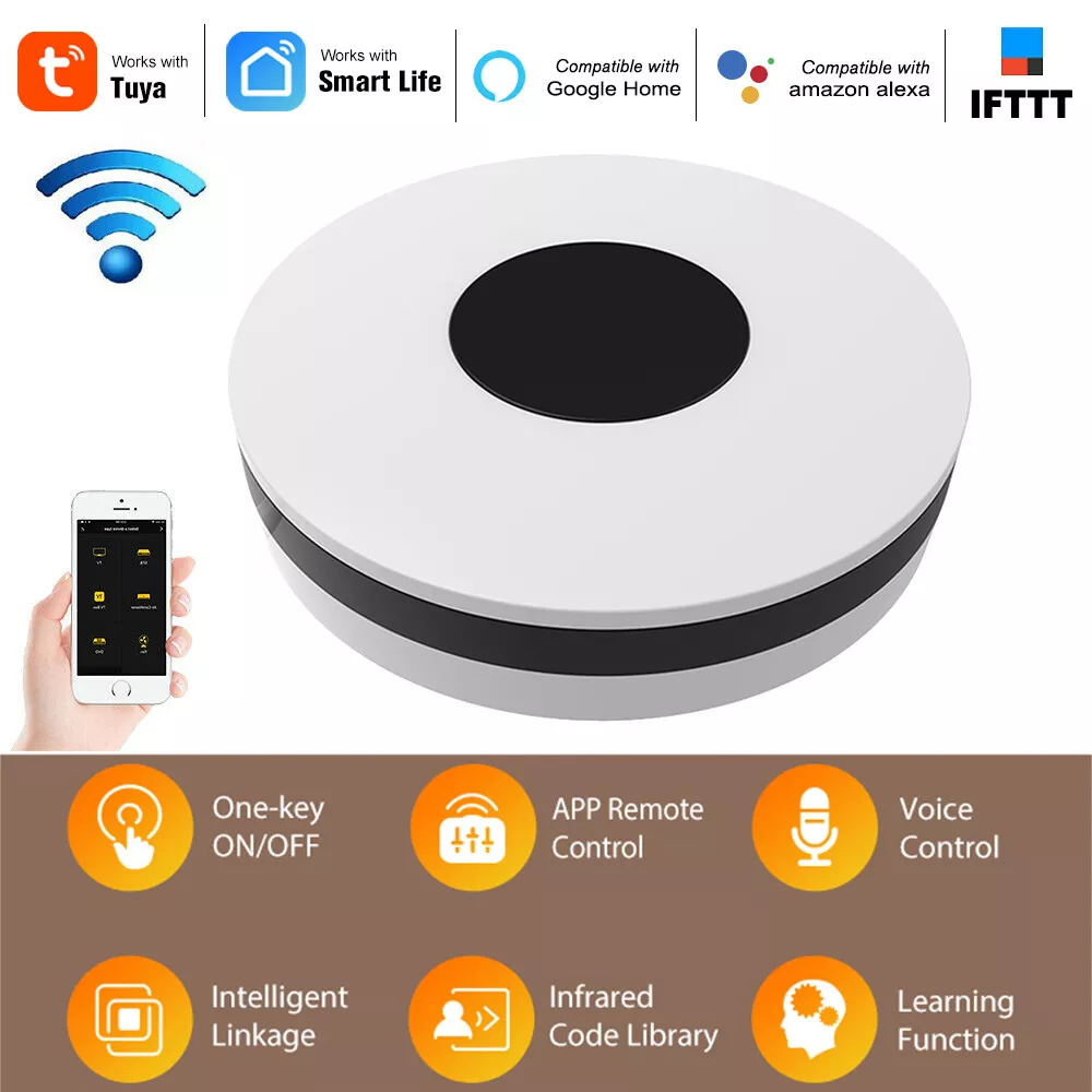 WiFi Smart IR Remote Controller Smart Home IR Universal Remote,No Hub  Required