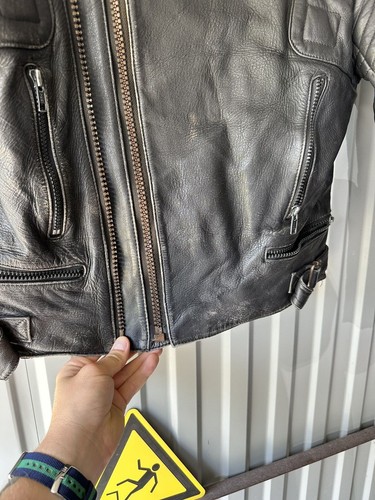 Racing Rare Genuine Leather Vintage Moto Hype Jacket - Bild 10 von 20