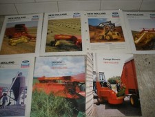 Lot de 7 brochures tracteur New Holland Ford excellent état