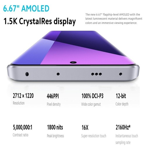 Xiaomi Redmi Note 13 Pro Plus 5G Smartphone Global 12GB+512GB AMOLED 200MP 120W - Afbeelding 2 van 18
