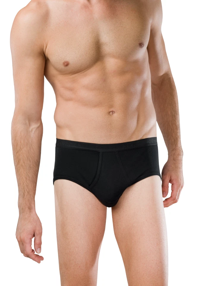 Schiesser Slip Sportivi Da Uomo CLASSICS 100% Cotone 4 5 6 7 8 9 10 12 14 - Immagine 3 di 4