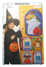 BUTTERICK 6242 FALL DOOR DECORATIONS UNCUT 1999