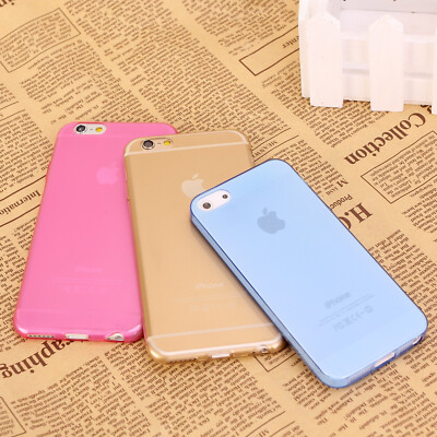 Silikon TPU Hülle für Apple iPhone X XS 8 7 6 5 4 Utral Dünn Klar Cover