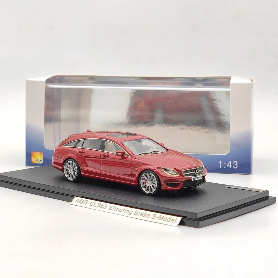 1/43 GLM Models Mercedes Benz AMG CLS63 Shooting Brake S-Model #204903 Red Resin - Immagine 2 di 4