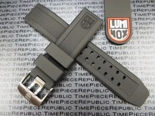 LUMINOX Watch Band Black Rubber Strap 23mm 3050 3950 Colormark Diver Navy Seal I