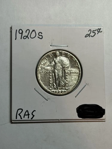 1920-S 25c Standing Liberty Quarter Nice UNC Details Cleaned