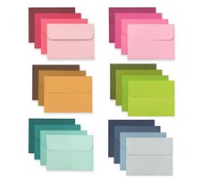 CRAFTY NECESSITIES ENVELOPES - PACK OF 12 - CHOICE OF COLOURS