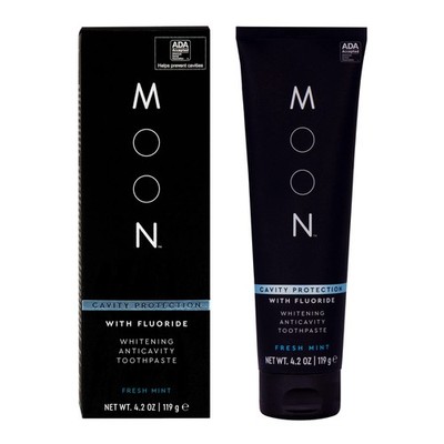 Whitening Anti-Cavity Fluoride Toothpaste (4.2 oz), Vegan Mint Toothpaste, He...