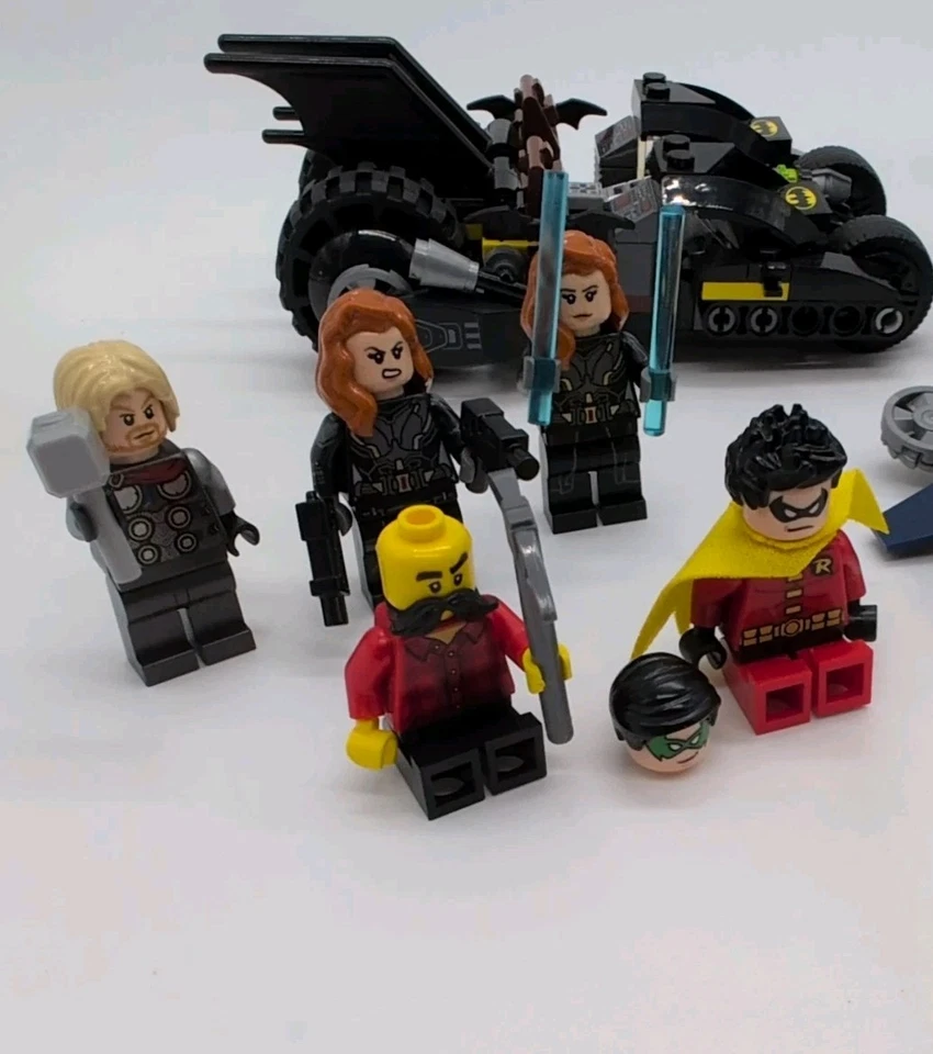 LEGO DC Marvel Super Heroes Vengadores Batman Minifigura Vehículos Lote de Piezas Foto 3 de 4