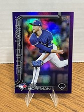 2025 TOPPS UPDATE JEFF HOFFMAN /250 PURPLE FOIL NO. US9 BLUE JAYS
