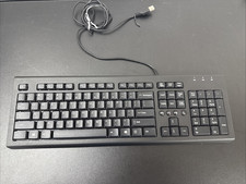 HP : KU-1516 Wired USB Desktop QWERTY Keyboard Black NO BOX