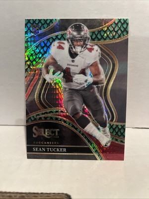 2023 Select Sean Tucker Dragon Scale Prizm Club Level Rookie 55/70 RC SP #220