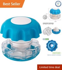 Ezy Crush Pill Crusher  Grinder - Blue, BPA Free for Easy Medication Management