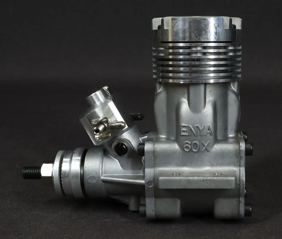 Enya 60XF TV Al-Chrome 9.95cc 2-stroke glow engine for R/C airplanes New f/s - Image 2 of 4