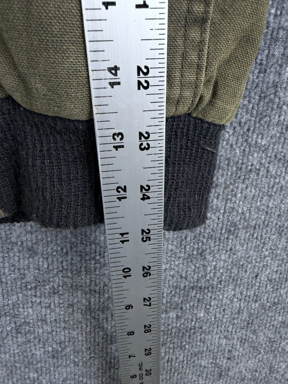 Vintage 90s Dickies Faded Green Distressed Work Jacket Carhartt Style Workwear M - product detail image 9
