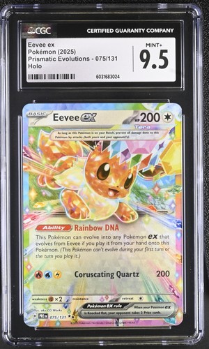Eevee ex graded CGC 9.5 for sale on eBay