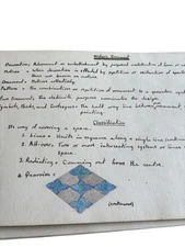 1940s Sketch Book With VG Watercolours & Student’s notes Handwritten Fashion