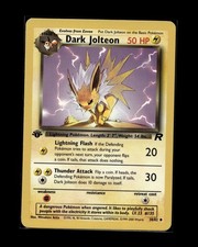 1995 dark jolteon pokemon card value Dark Jolteon [1st Edition] #38 Prices | Pokemon Team Rocket
