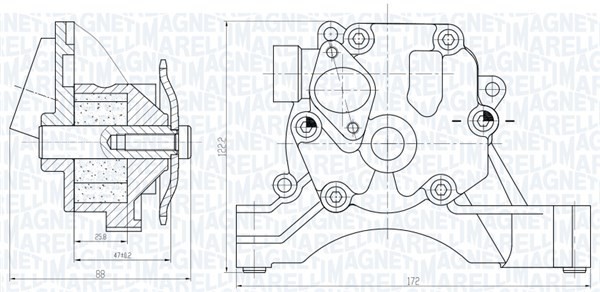 Magneti Marelli 351516000033 ÖLpumpe FüR Audi Seat Skoda VW-image
