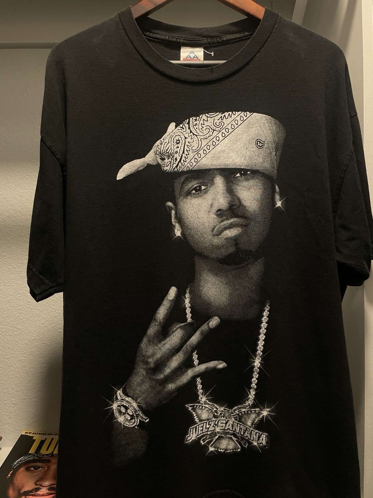 Vintage Juelz Santana Rap Tee Dipset T Shirt Supreme Cameron XL Rare