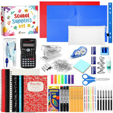 Back to School Supply Box 108 Pcs Middle High School Supplies Kit for Student Es