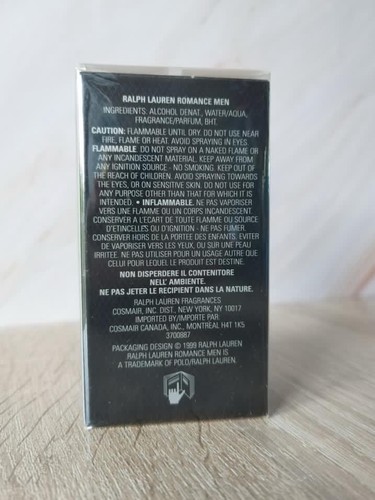 RALPH LAUREN ROMANCE MEN EDT 50ml, Discontinued, Very Rare & New - Picture 3 of 4