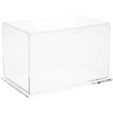 Plymor Clear Acrylic Display Case with Clear Base, 8" x 5" x 5"