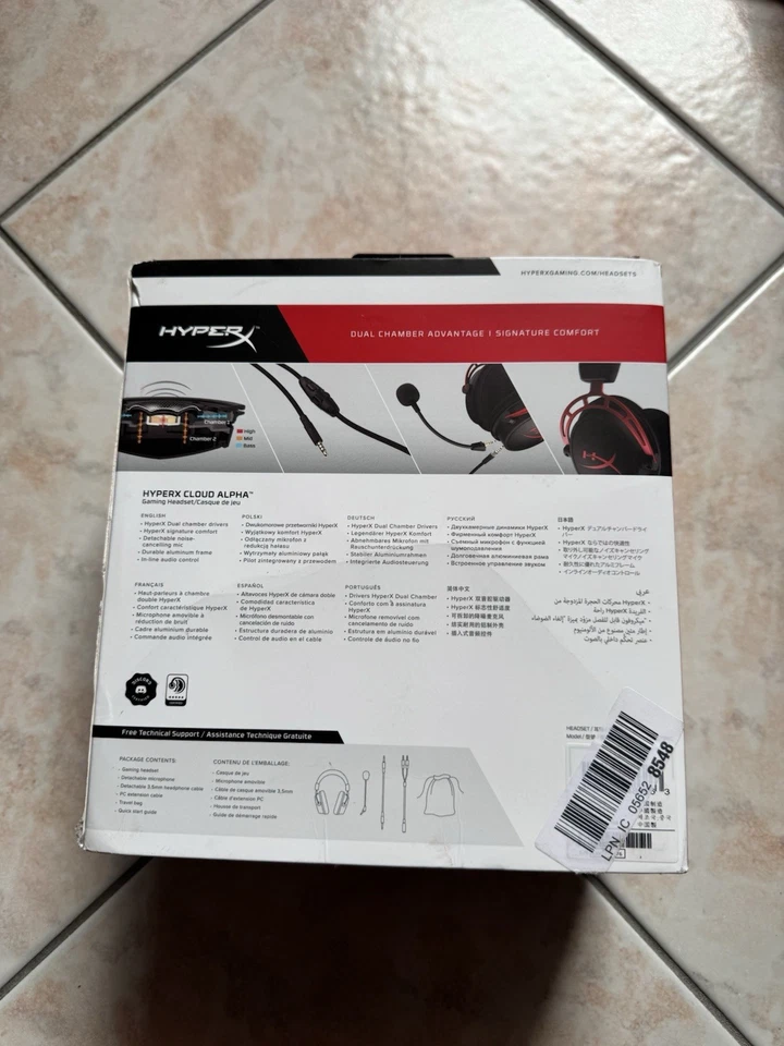 HyperX Cloud Alpha Cuffie Gaming - Immagine 4 di 4