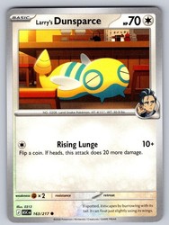 Larry's Dunsparce 163/217 Ascended Heroes
